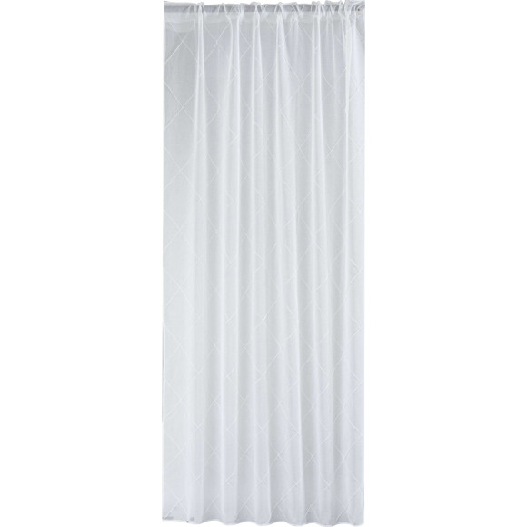  Firana z taśmą CLASSY CHIC 135x270 biały